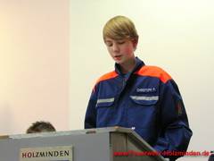 Christoph Pankoke verliest das Protokoll der letzten Versammlung Christoph Pankoke verliest das Protokoll der letzten Versammlung